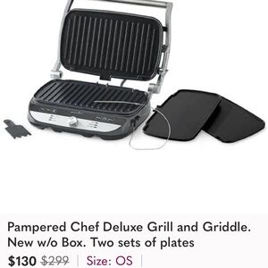 Pampered Chef Electric Grill & Griddle